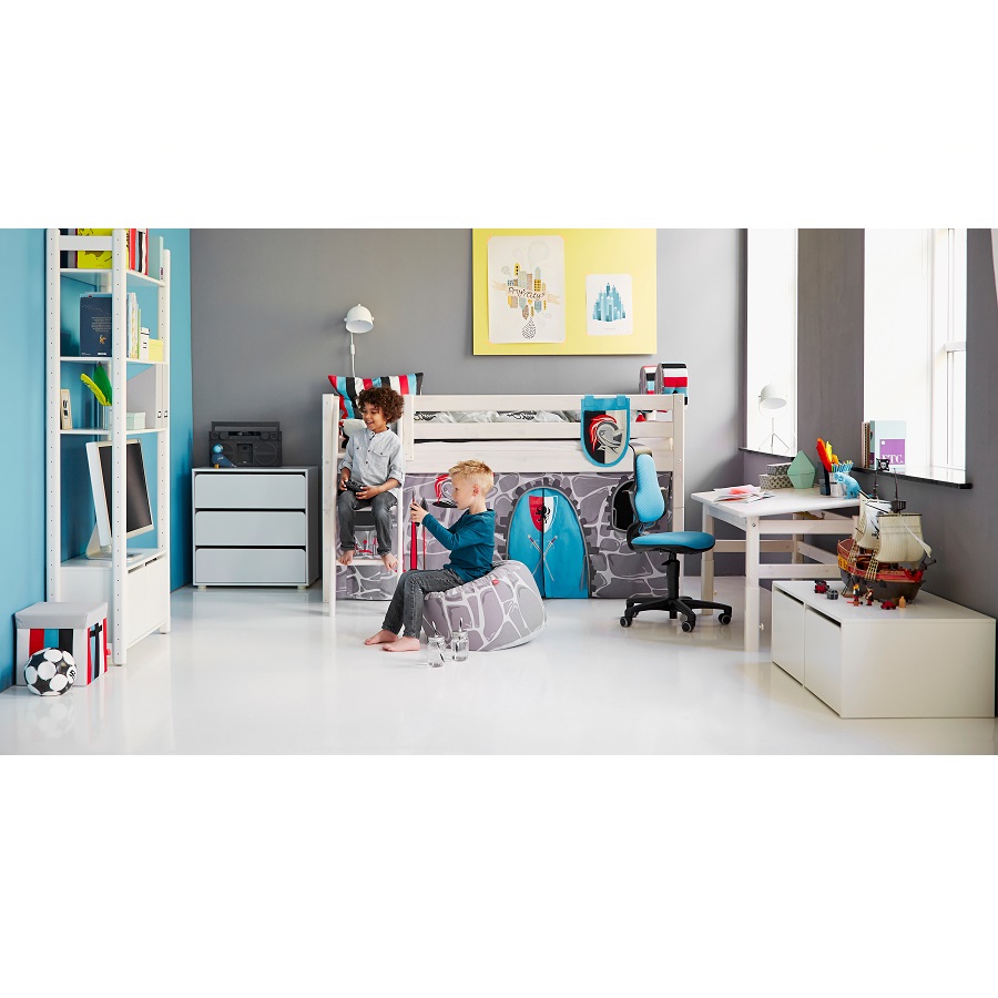 Кровать Flexa Classic с наклонной лестницей, лакированная, 190 см 9010307101 - Вид №4