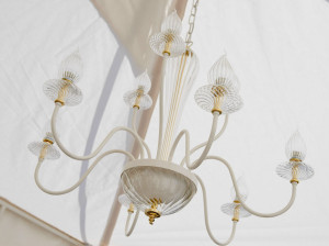 Железная галогенная наружная подвесная лампа