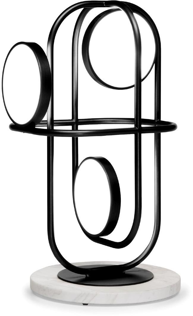 Natuzzi Настольная лампа из металла Circle sun-id-1348686 - Вид №1