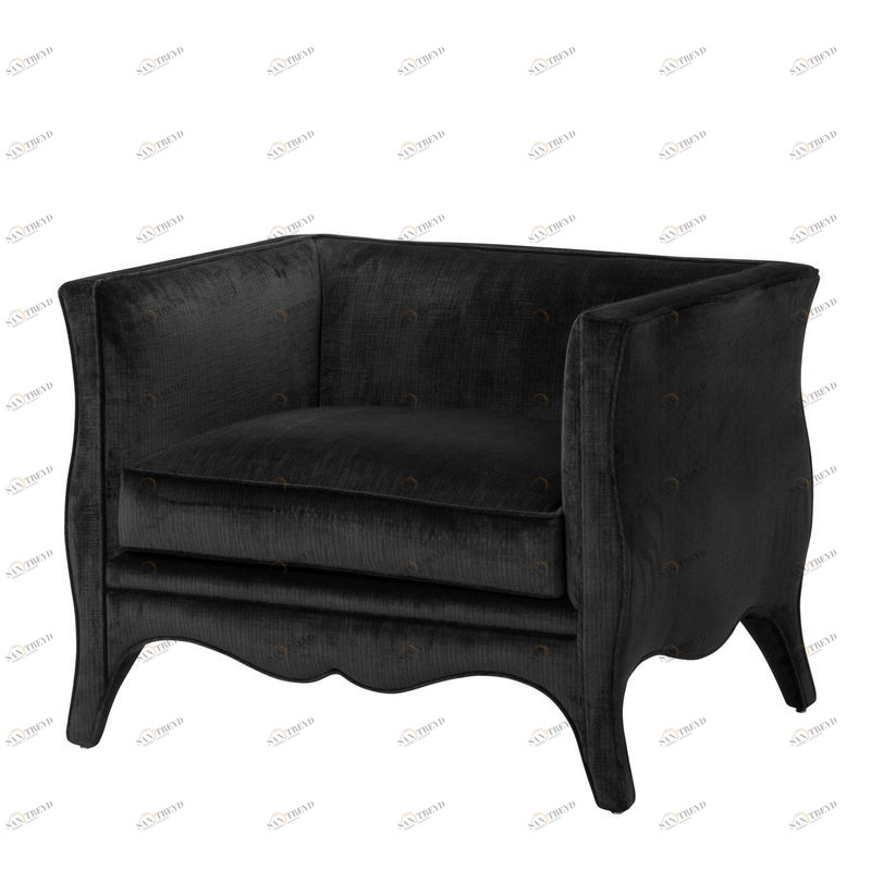 Кресло Bouton от Eichholtz EICHHOLTZ ДИЗАЙНЕРСКИЕ, EICHHOLTZ 062198 Черный 