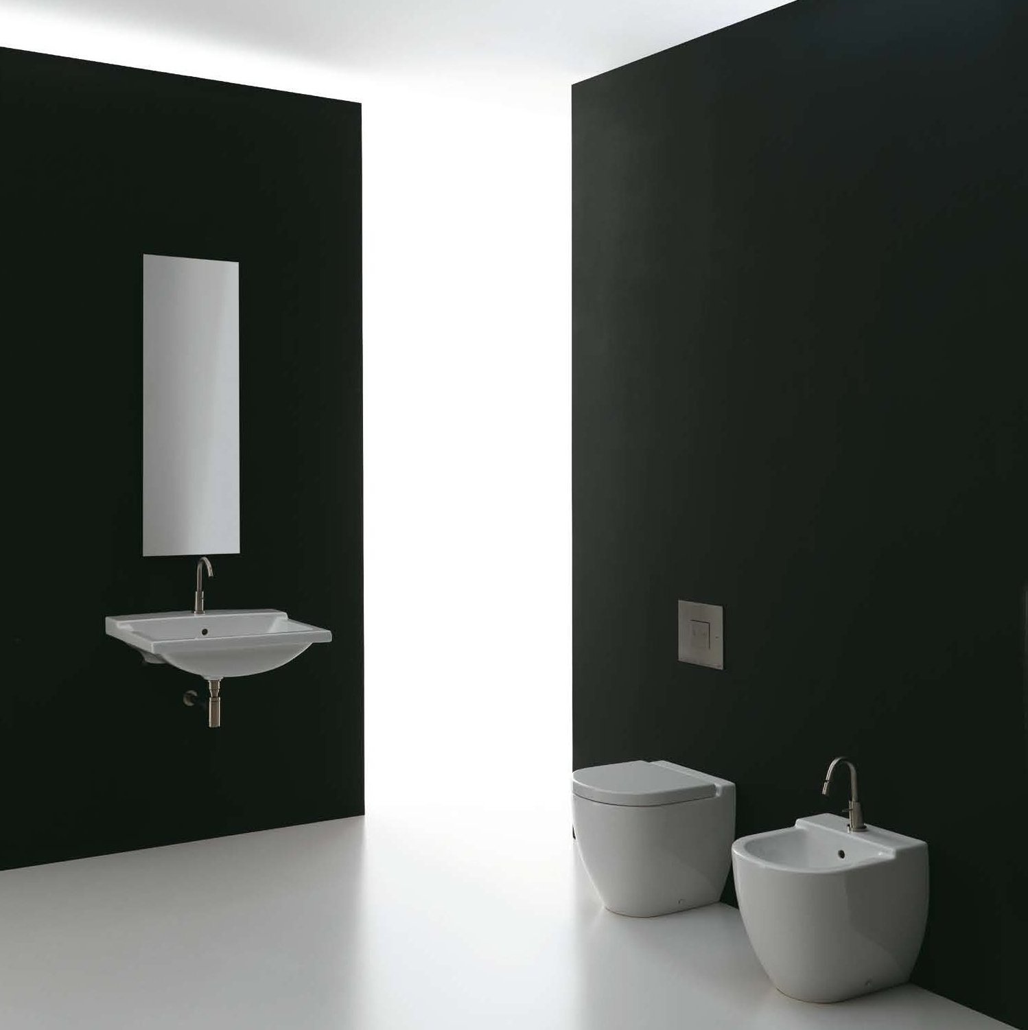 41986 Приставной унитаз напольный Белый  Evolution Италия Santreyd - Вид №4