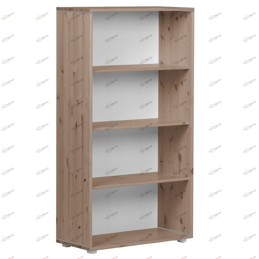 Стеллаж Flexa Classic storage с 3 полками, коричневый/серый 812450139