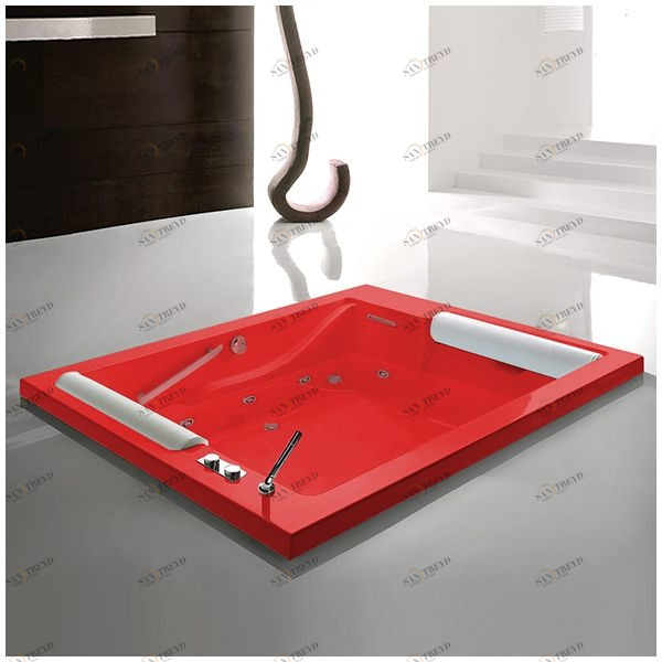 Ванна с гидромассажем красная Gruppo treesse Bis STXV529BK