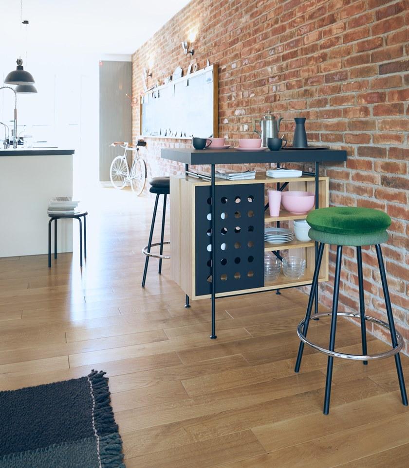 Richard Lampert Высокий стол из стали и дерева Milla sun-id-1465507 - Вид №1