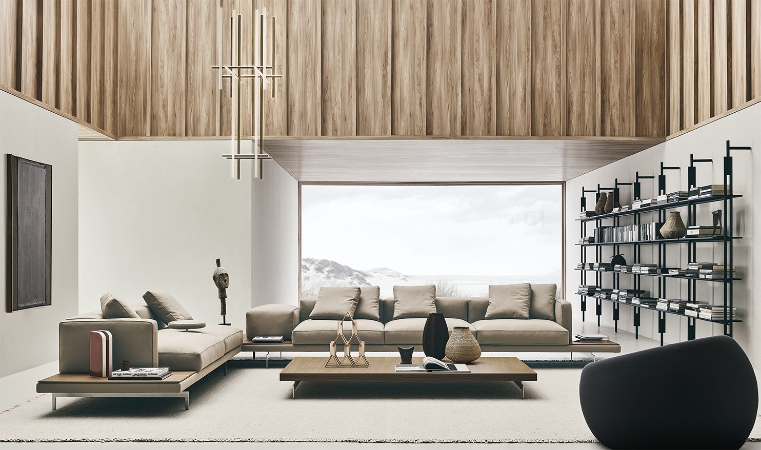 3-местный тканевый диван B&B Italia док ARCH-00033457 - Вид №5