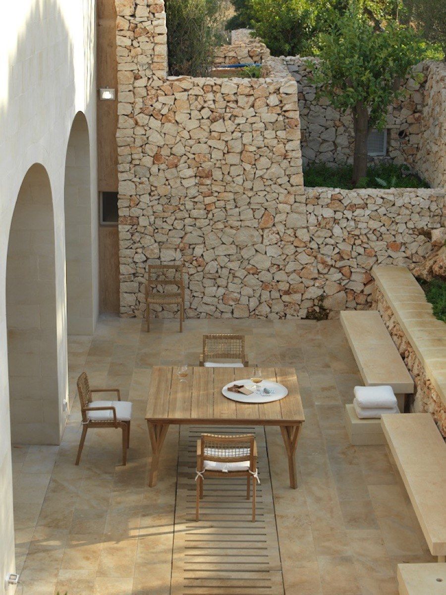 Стул из тикового дерева с подлокотниками Unopiù Синтез ARCH-00012446 - Вид №4