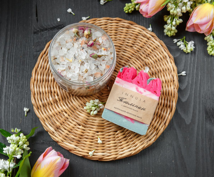 9677 Подарочный набор мыло и соль для ванны Вкусляндия  - Вид №1