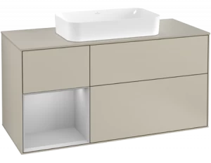 Villeroy&Boch Тумба под раковину Прямоугольная версия F293GJHH Finion Sand Matt Lacquer