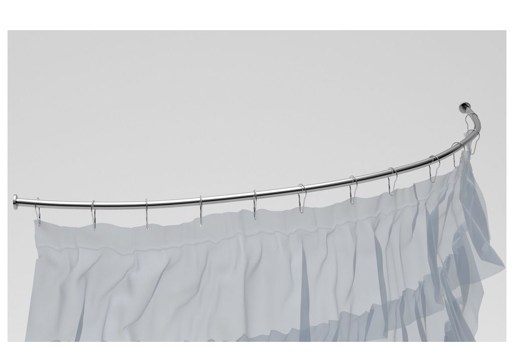 Карниз для ванны Aquanet Augusta полукруглый 170x90 00184640 - Вид №6