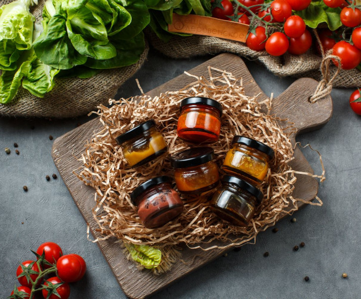 7591 Медово-горчичный барбекю соус (мини) Вкусляндия 