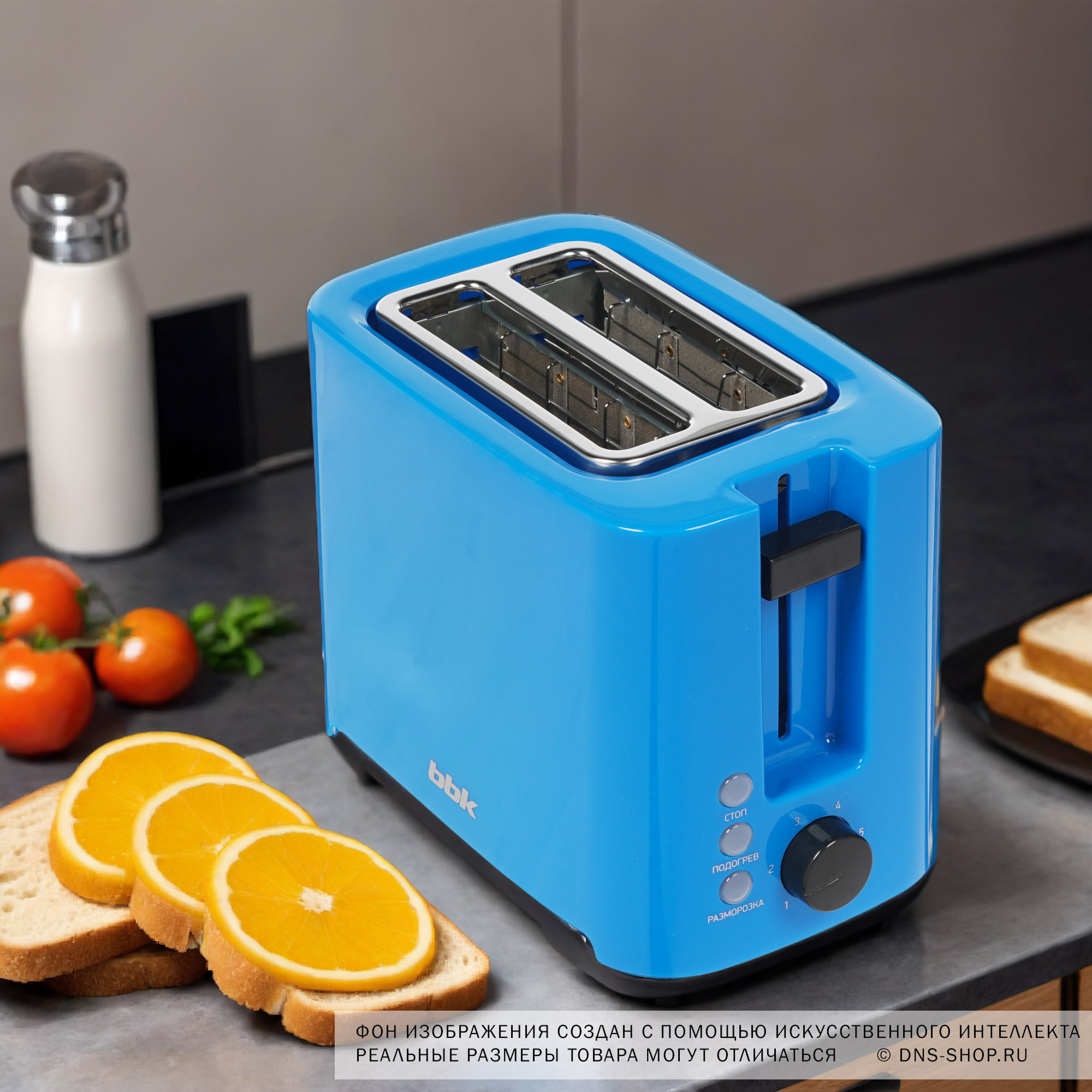 8165823 Тостер BBK TR81M синий STDN-0026209 - Вид №8