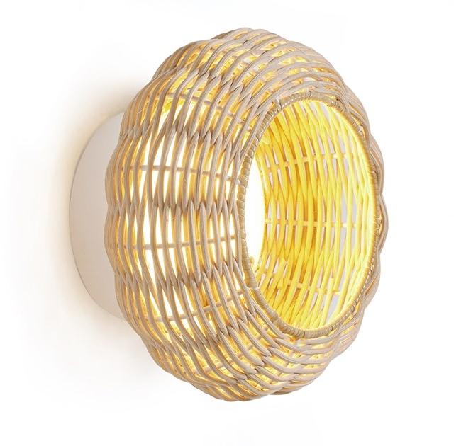 luxcambra Прямой светильник настенный плетеный ручной работы Niuet sun-id-1490153 - Вид №4