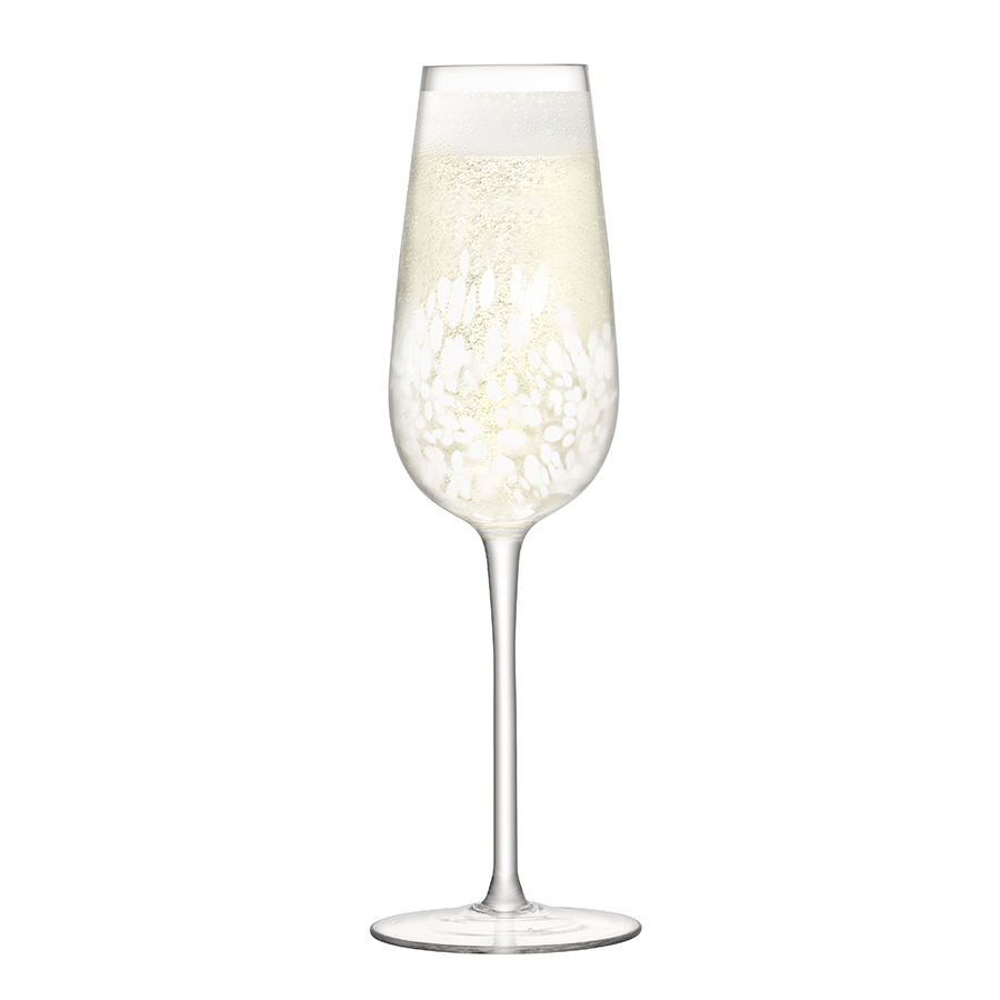 G1332-09-602 Набор из 2 бокалов-флейт для шампанского stipple 250 мл LSA International  - Вид №3