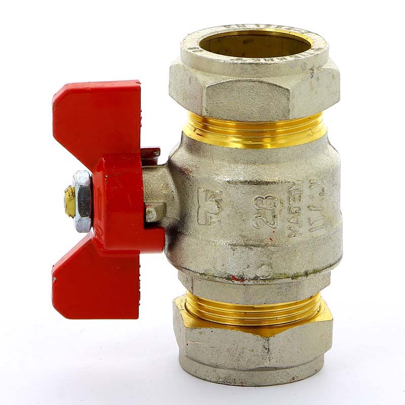 Кран обжим бабочка TIEMME 28 2140007