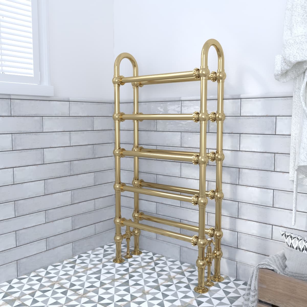 Curved Towel Rails полотенцесушители The Mercantile Arched Ladder Catchpoleandrye  - Вид №1
