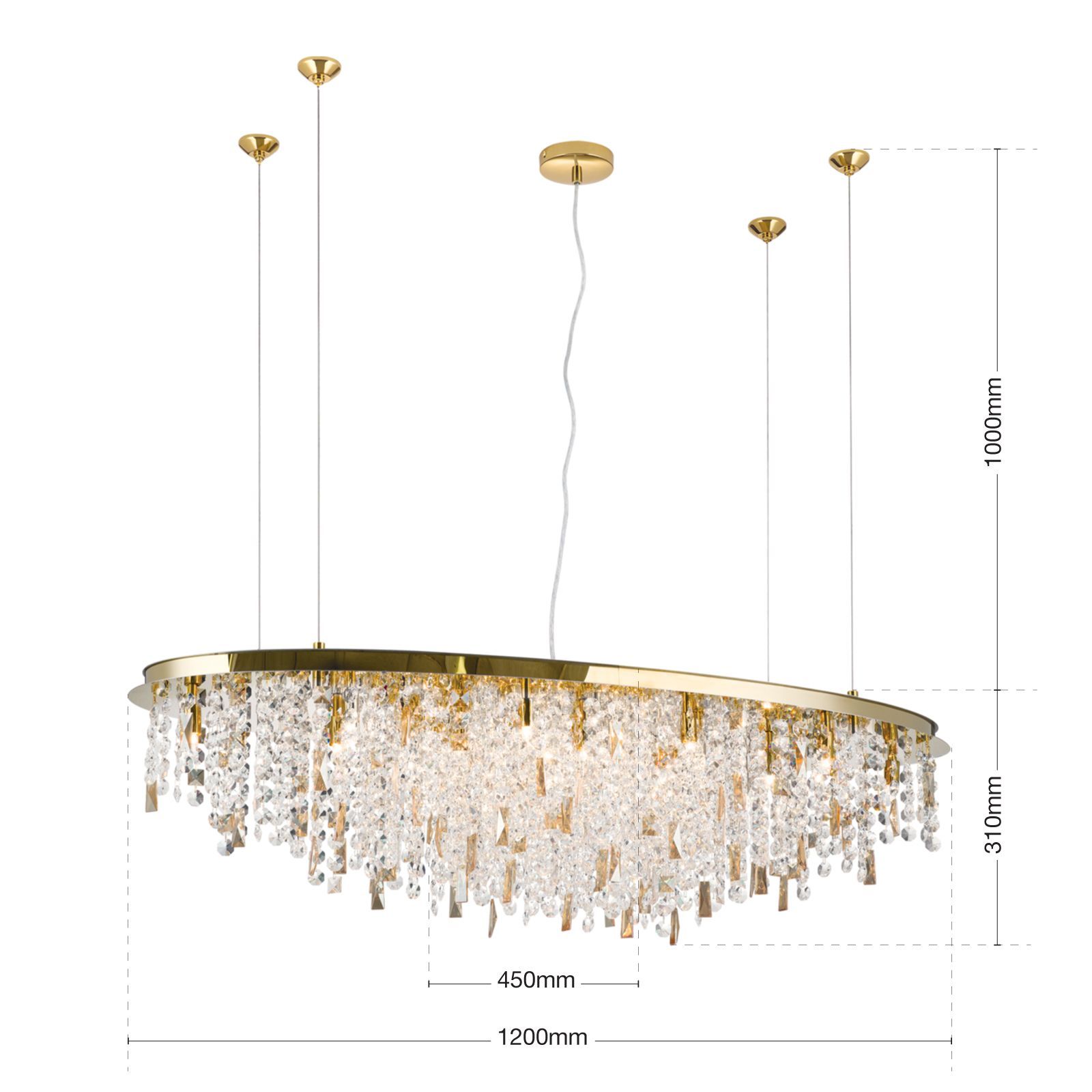 Кристалл подвесной светильник Orion Crystalriver ARCH-00024800 - Вид №10