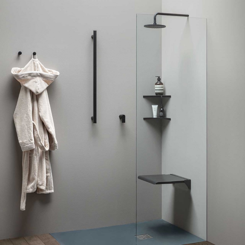 ELSDNREVEVER Life Design Складное сиденье для душа - Elegance  Непрозрачный черный  - Вид №4