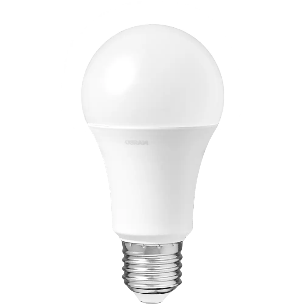 Лампа светодиодная Osram А60 E27 220-240 В 12 Вт груша матовая 1000 лм, нейтральный белый свет 82837660 STLM-2004998  - Вид №1