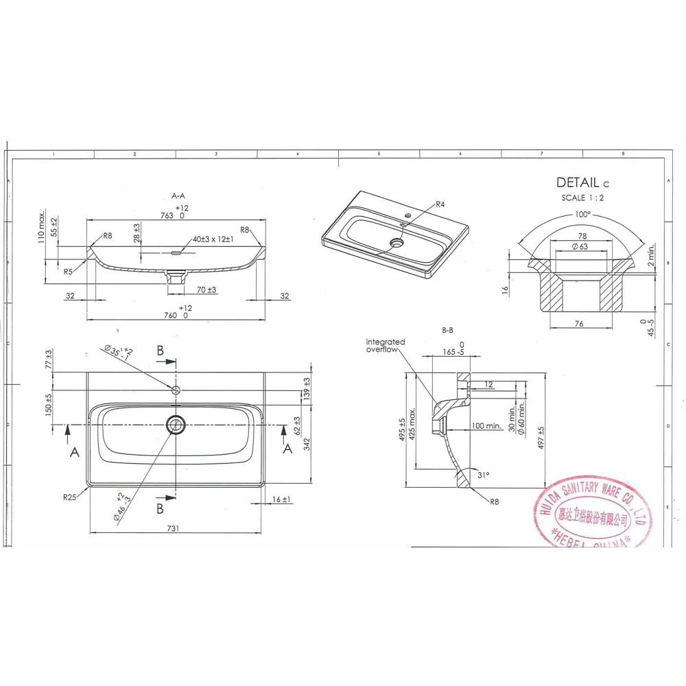 Раковина Konsensa Teano для встраивания в мебель — элегантность и функциональность 89399651 STLM-1569498 - Вид №12