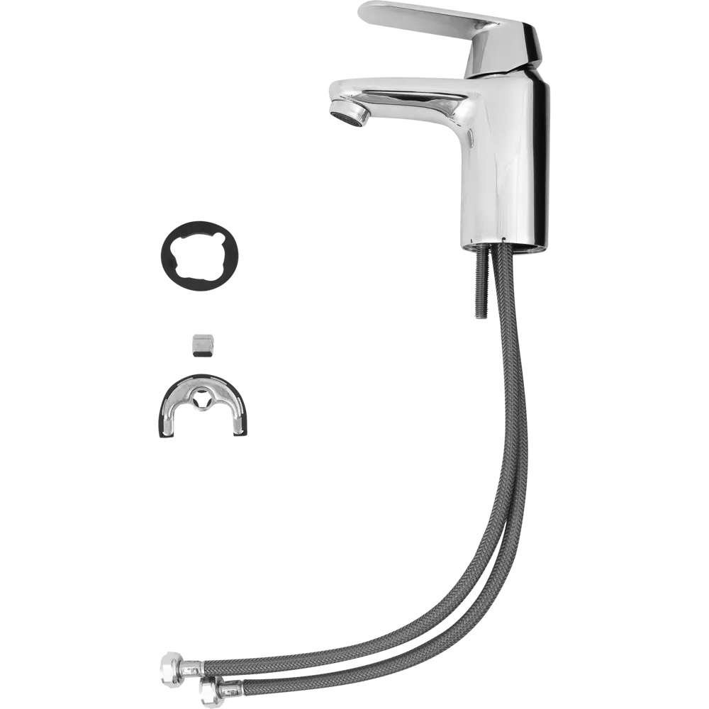 Смеситель для раковины Grohe Eurosmart Cosmo S однорычажный цвет хром 82199639 STLM-2103141 Eurosmart Cosmopolitan - Вид №3