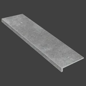 Граните Ступень Глория серый лаппатированная 1200x320