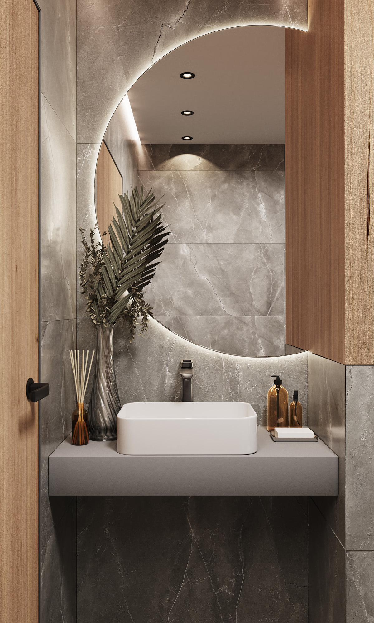 PULPIS NERO CARVING ARCADIA CERAMICA CR4002-A