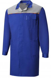 65770 Халат "Профессионал" мужской василек-светло-серый  Одежда для обслуживающего персонала  размер 64-66/182-188