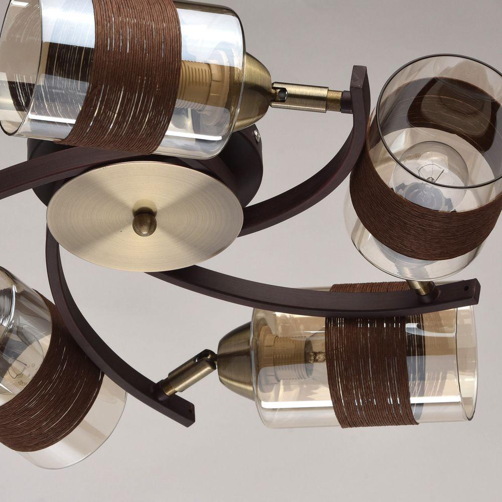 Потолочная люстра De Markt City Олимпия 638012705 DE MARKT ОЛИМПИЯ 183570 Коричневый - Вид №3
