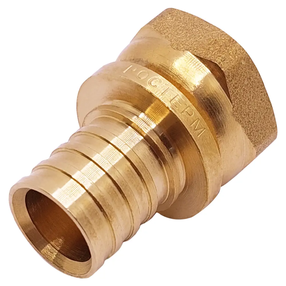 Переходник РОСТЕРМ 3/4"х16 мм для труб PEX с накидной гайкой 82132630 STLM-0019986