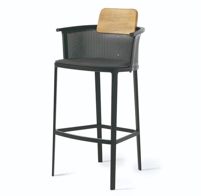 Ethimo Табурет садовый высокий алюминиевый Nicolette sun-id-1499305 - Вид №7