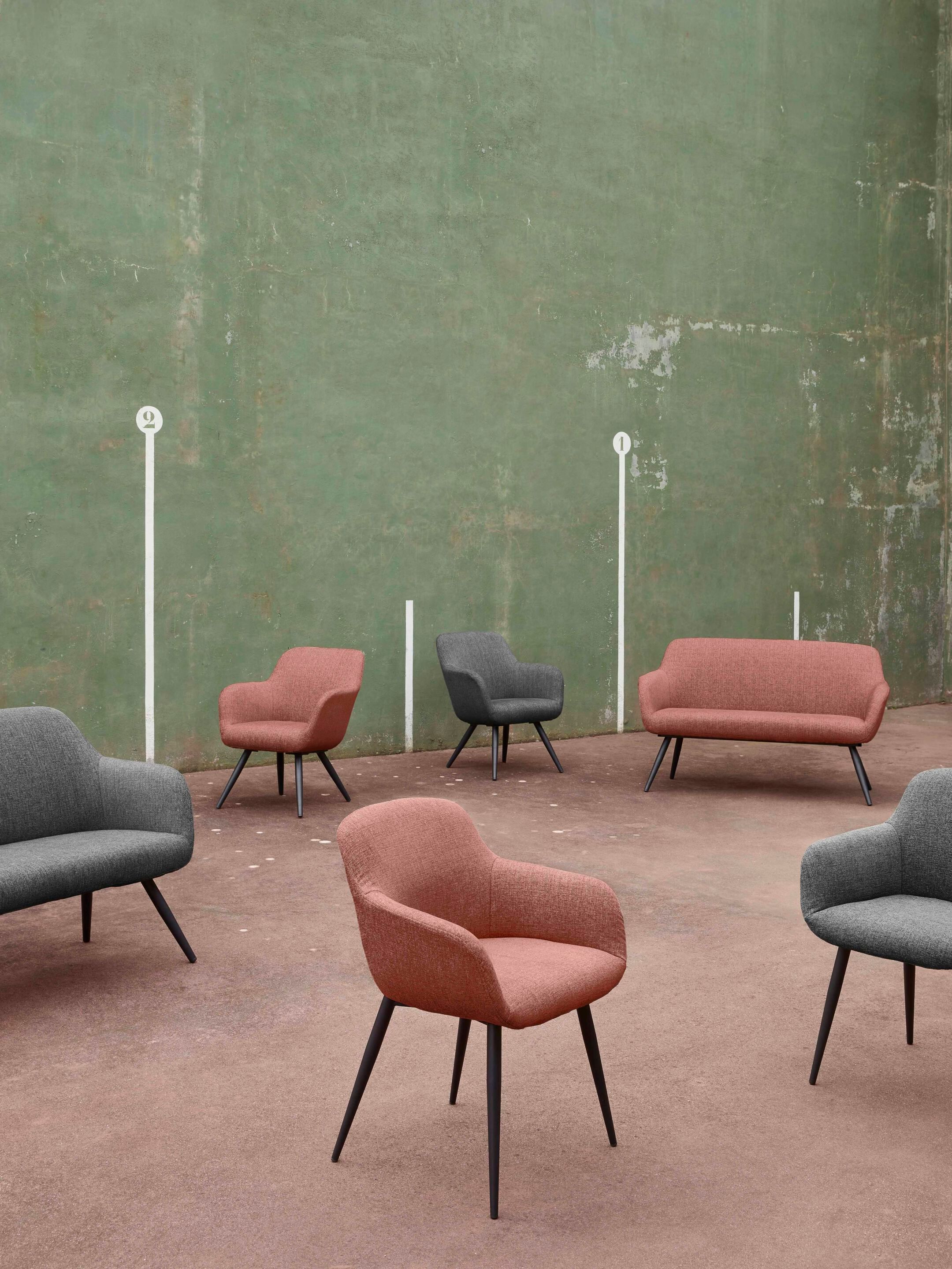 Тканевое кресло с подлокотниками Pilma Lucca &amp ARCH-00085471 - Вид №3