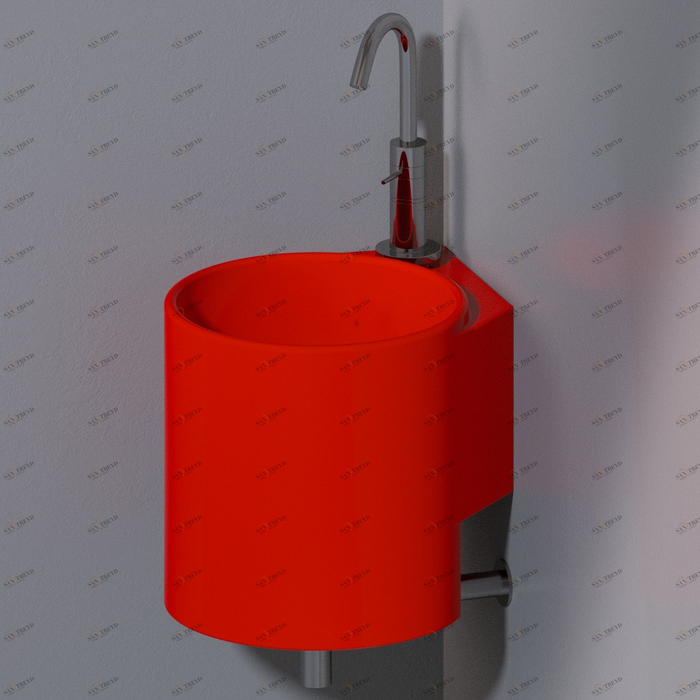 L315T0R1V1.125 Подвесная раковина настенная круглая A. e T. Italia IDEA AeT ITALIA