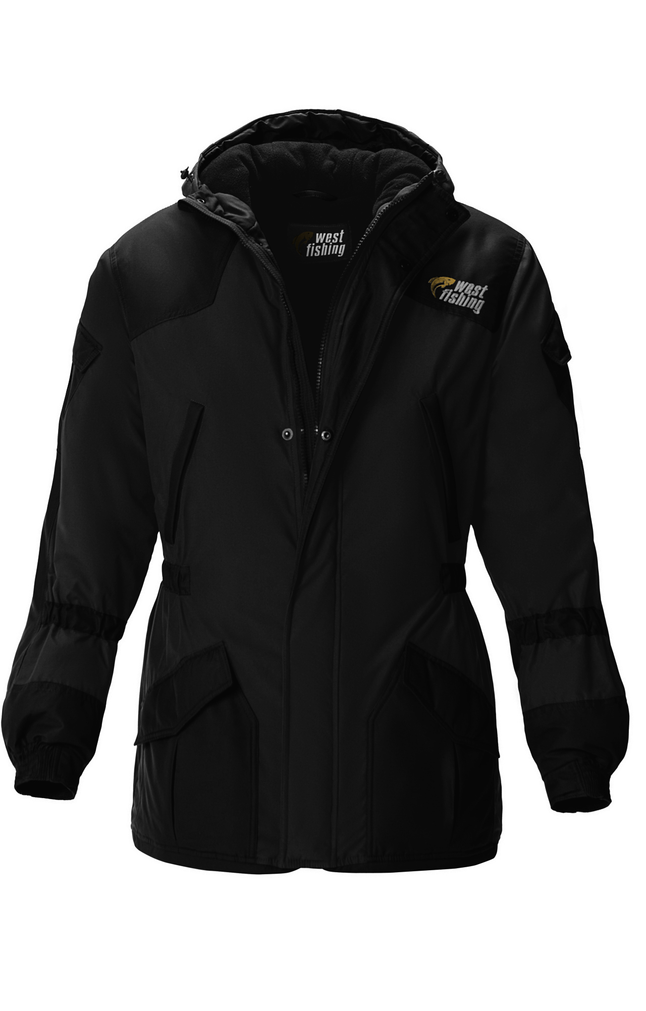 5039455 Костюм  утепленный черный West Fishing  Зимняя спецодежда Santreyd  - Вид №3