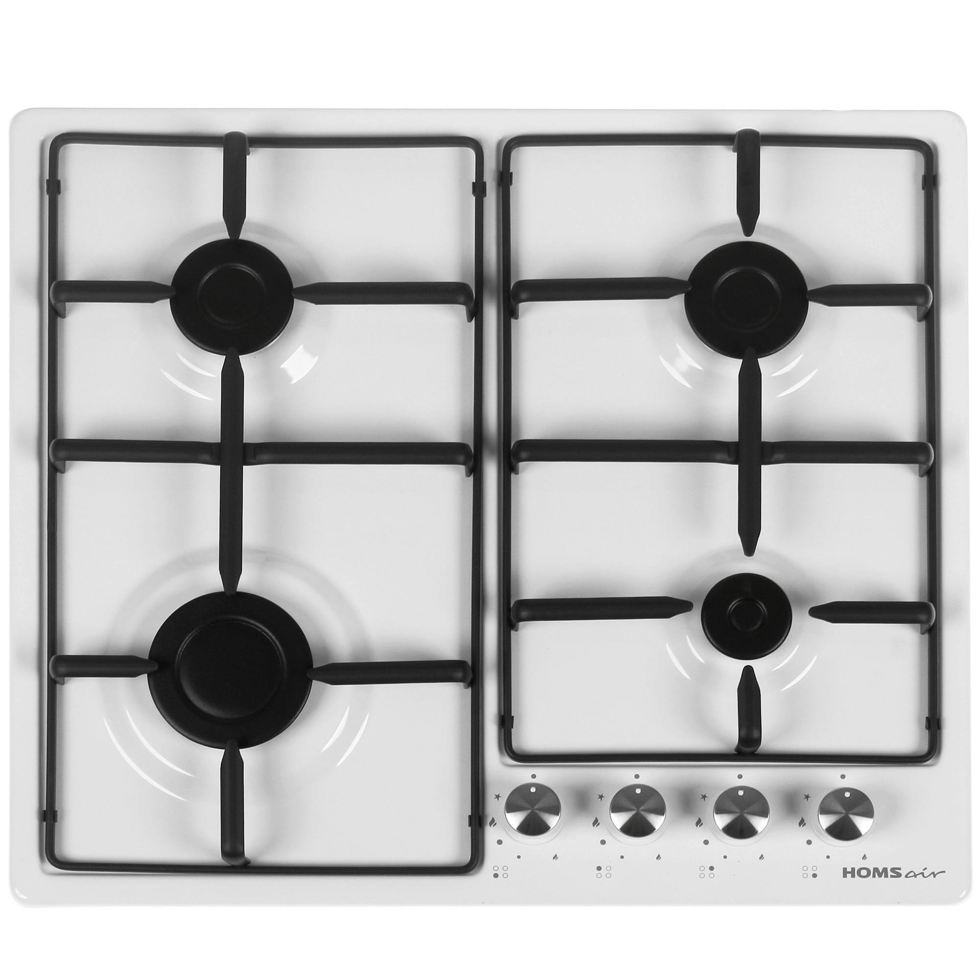 5319064 Газовая варочная поверхность HOMSair HGE643WH STDN-0095076