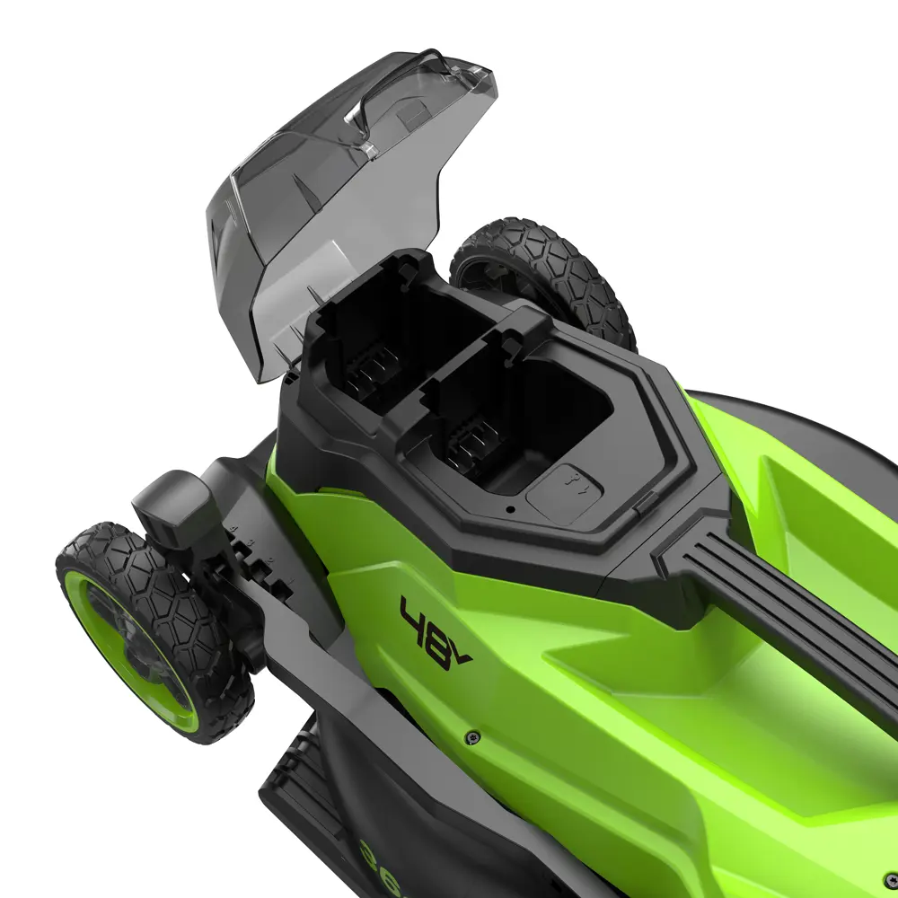 Газонокосилка аккумуляторная бесщеточный самоходная Greenworks GD24X2LM361 24 Вт 36 см 2xАч АКБ и ЗУ входит в комплект 89456469 STLM-2158811  - Вид №3
