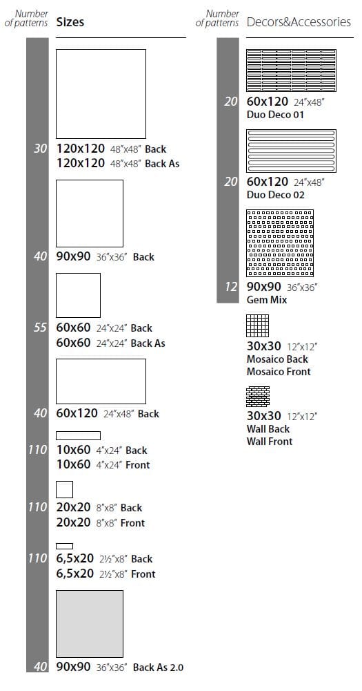 Пол / керамогранит с эффектом цемента CERAMICA SANT'AGOSTINO Duo ARCH-00031378 - Вид №2