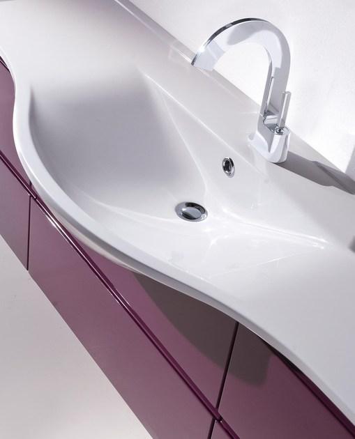 LASA IDEA Лаковая тумба под умывальник с ящиками Vanity sun-id-1411847 - Вид №5