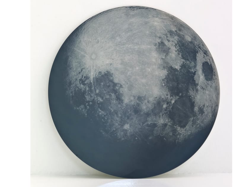 Круглое зеркало из стекла с шелкографией MOROSO My Moon My Mirror ARCH-00048709