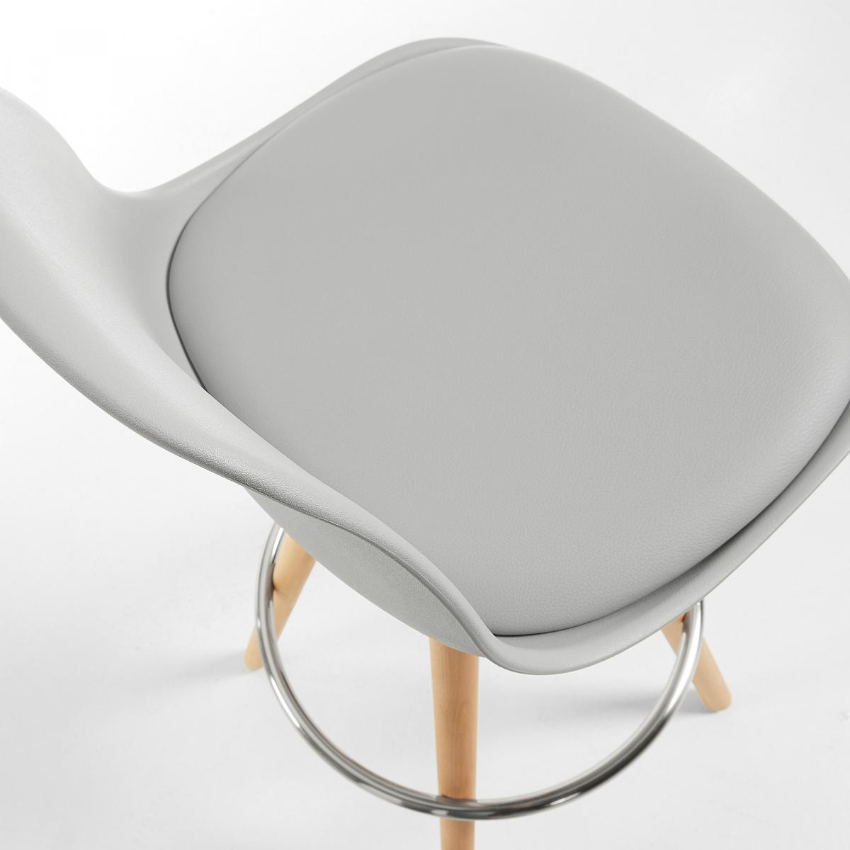 036131 Барный стул серый La Forma Stag  - Вид №2