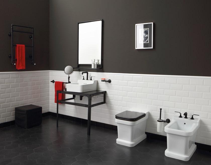 Bp420 Приставной унитаз напольный Белый BLEU PROVENCE Industrialis Италия - Вид №4