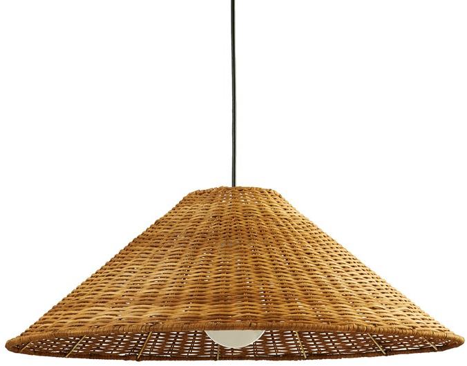 LEDS C4 Подвесной светильник прямого света из ротанга  00-8109/8110-05-es  - Вид №1