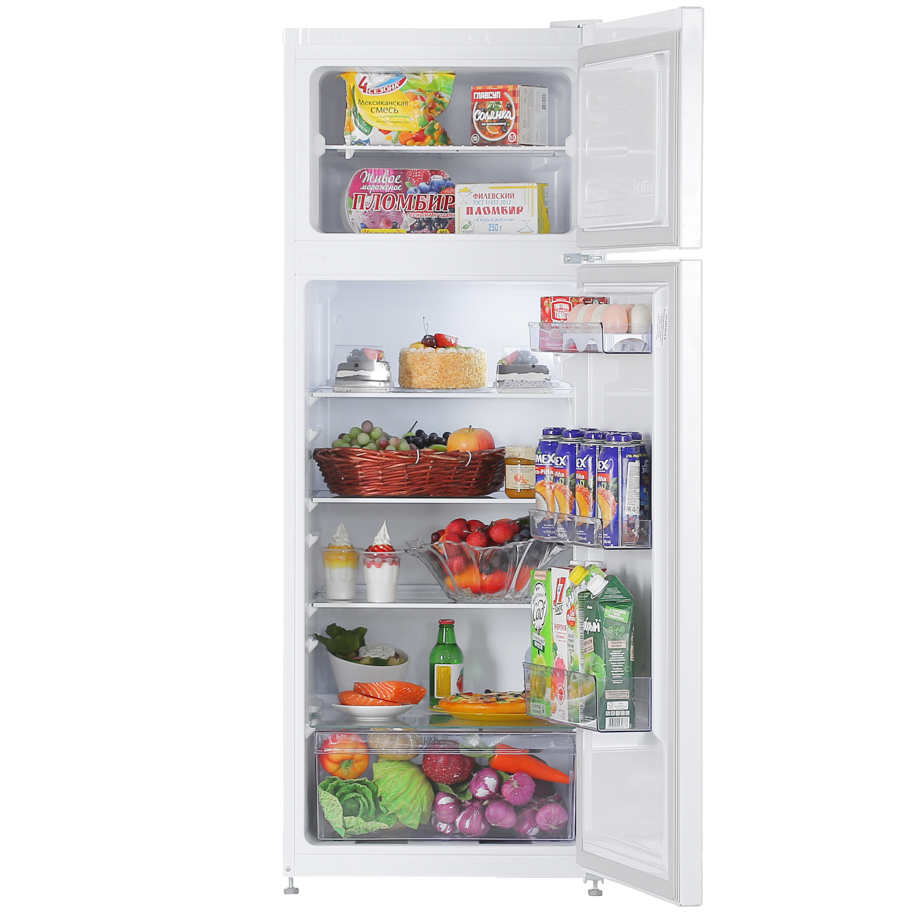 5329040 Холодильник с морозильником   Beko DSF5240M00W белый STDN-0039537 - Вид №5