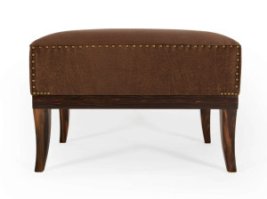 Кожаная мягкая подставка для ног