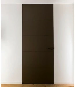 ALBED Распашная дверь в коже заподлицо со стеной Next