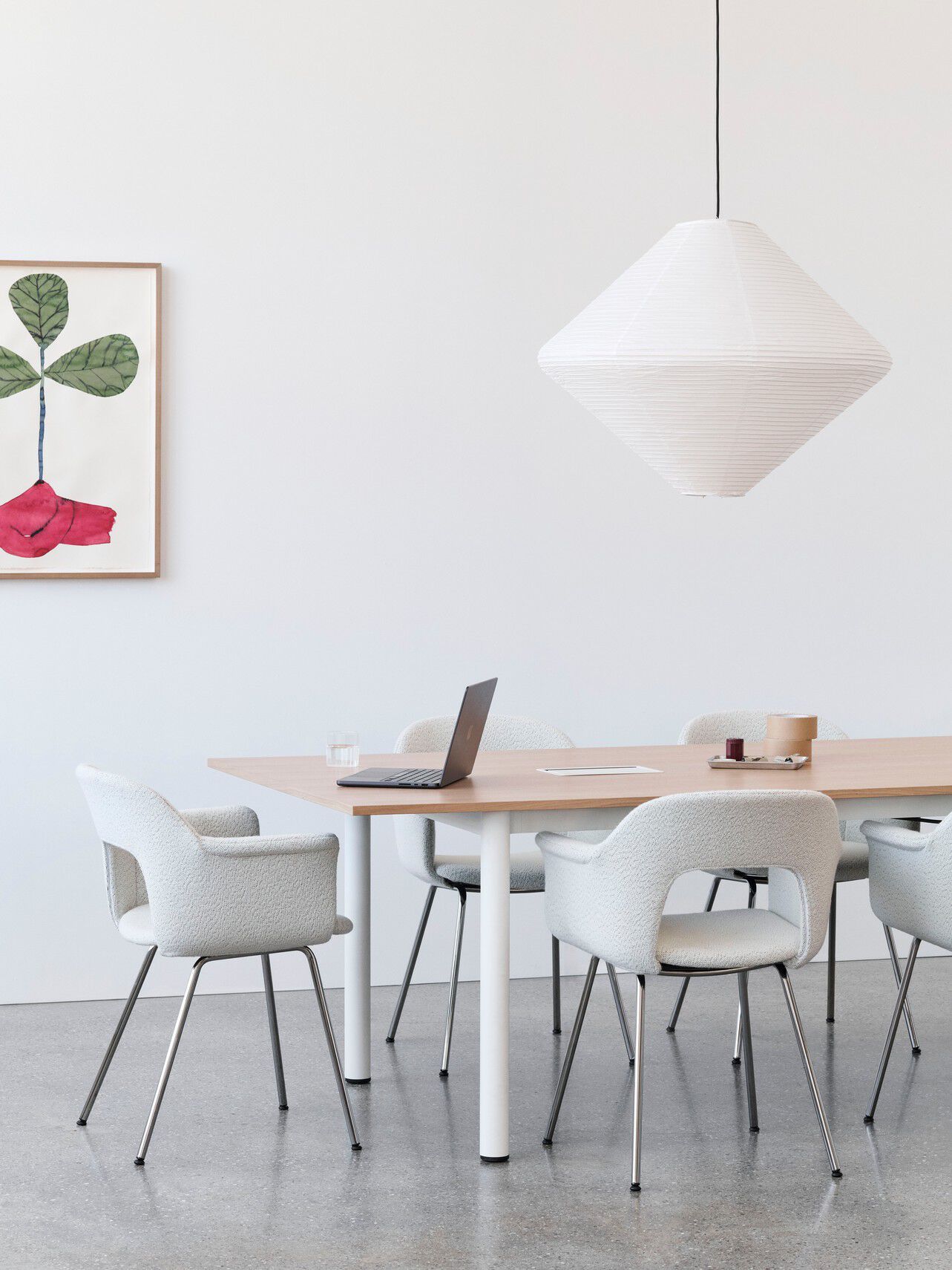 Стул из полипропилена с мягким сиденьем с подлокотниками Hay макет ARCH-00119434 - Вид №14