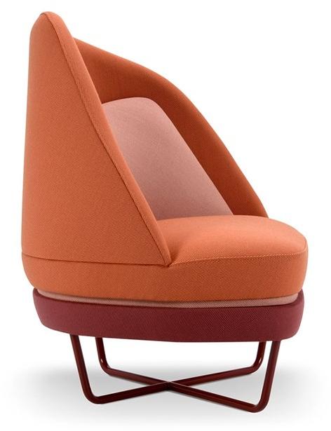 Adrenalina Санное кресло с обивкой из ткани Bixib sun-id-1391221 - Вид №2