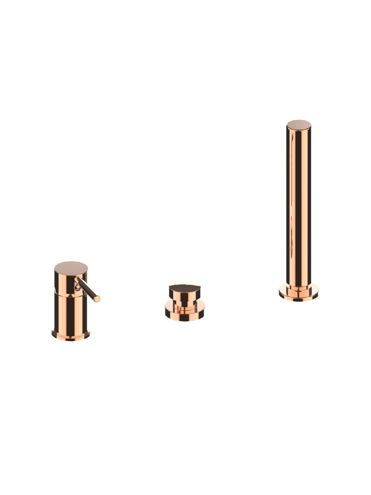 Встраиваемый однорычажный смеситель для ванны с ручным душем Rubinetterie Frattini Pepe XL ARCH-00054876 - Вид №7