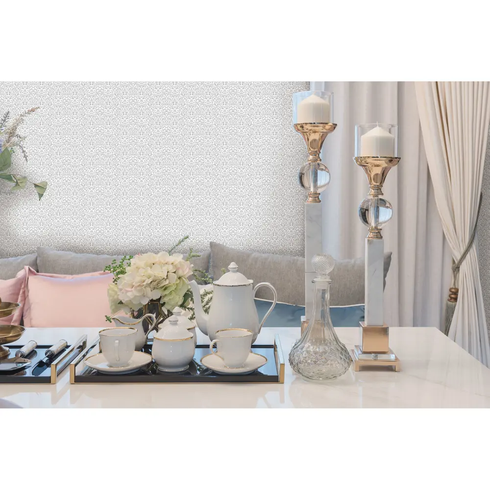 Обои флизелиновые Dolce 1.06х10 м цвет серый ED 5002-07 18595727 STLM-2011587 EURO DECOR - Вид №3