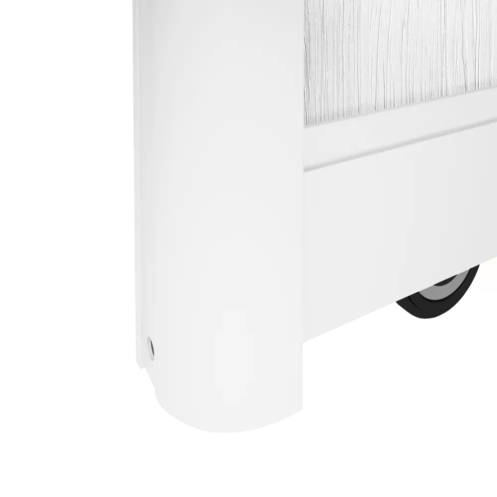 Раздвижная дверь-купе SPACEO белая для шкафа 2455×904 мм 82362531 STLM-1583711 - Вид №2