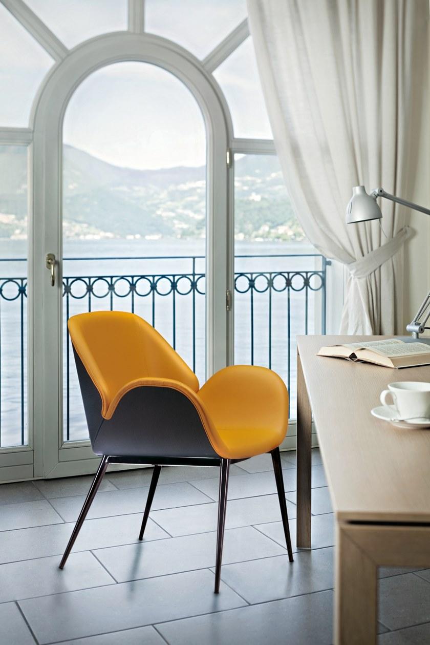 ALMA DESIGN Кожаное кресло с подлокотниками Lips sun-id-1366320 - Вид №1